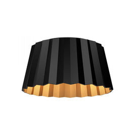 PLISSE luminaire plafonnier noir FM528514MB | Luminaire Plus.ca