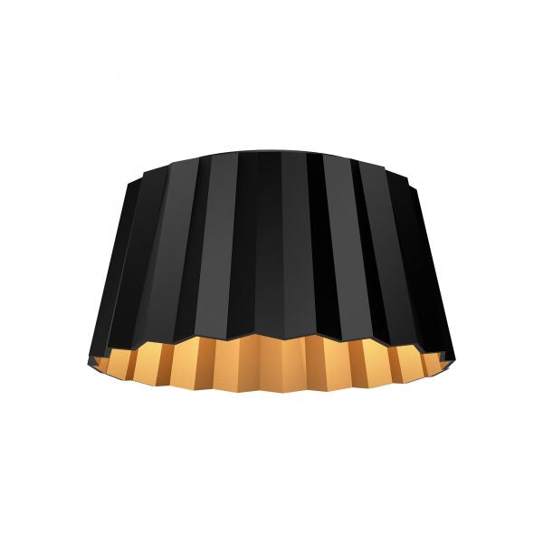PLISSE luminaire plafonnier noir FM528514MB | Luminaire Plus.ca