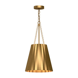 PLISSE luminaire suspendu doré PD528012AG | Luminaire Plus.ca