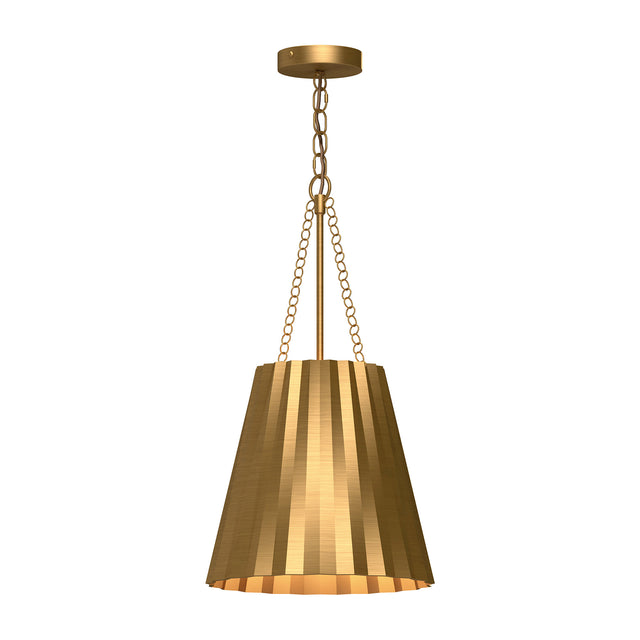 PLISSE luminaire suspendu doré PD528012AG | Luminaire Plus.ca