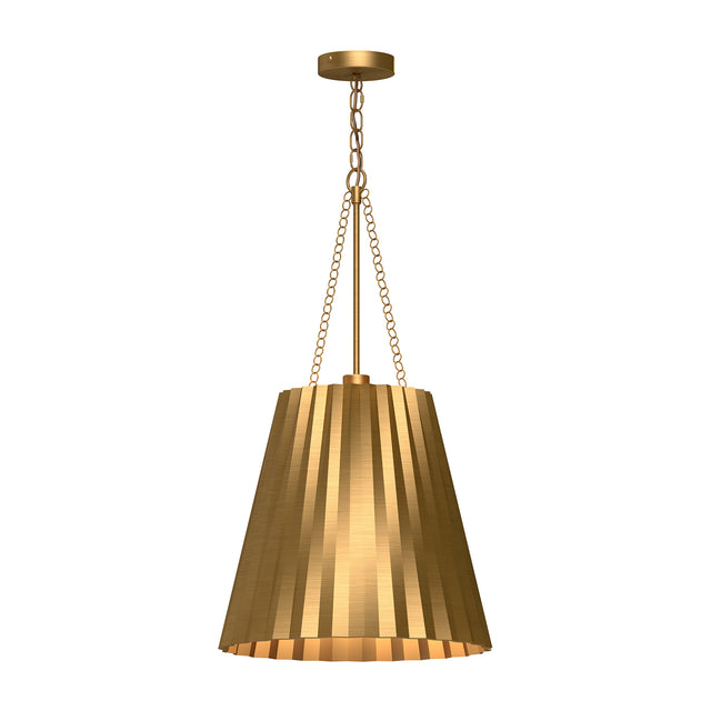PLISSE luminaire suspendu doré PD528012AG | Luminaire Plus.ca