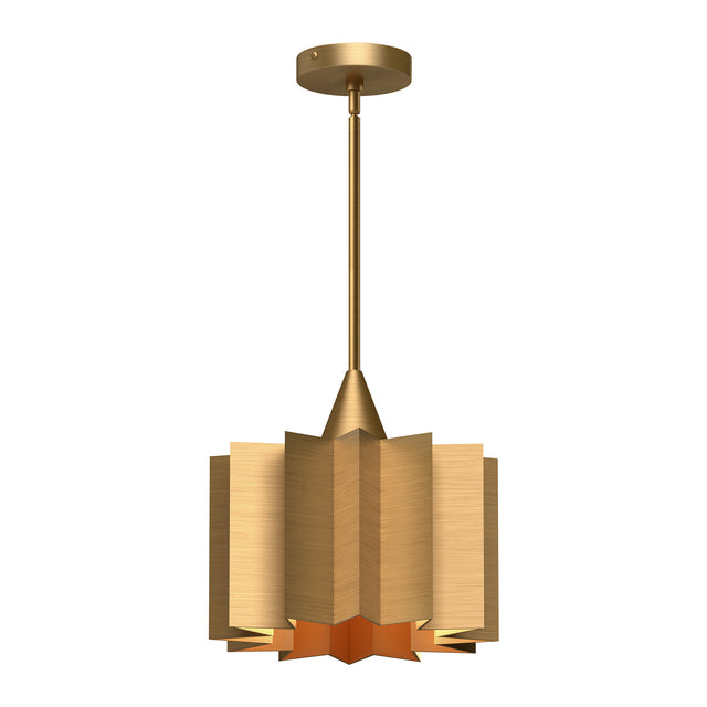 PLISSE luminaire suspendu doré PD528412AG | Luminaire Plus.ca