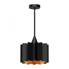 PLISSE luminaire suspendu noir PD528412MB | Luminaire Plus.ca