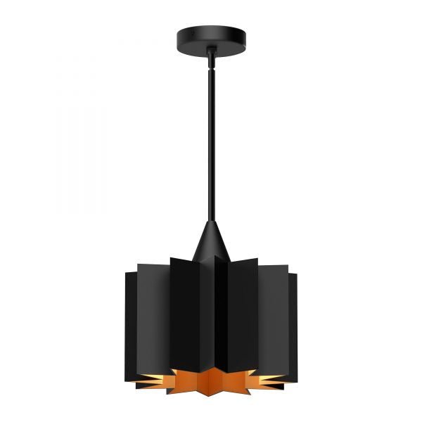 PLISSE luminaire suspendu noir PD528412MB | Luminaire Plus.ca