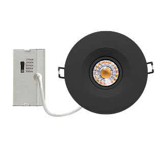 RIGID encastré noir 4'' 3682100 | Luminaire Plus.ca