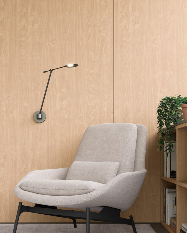 ROTAIRE luminaire mural noir WS90101-BK | Luminaire Plus.ca