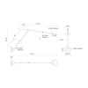 ROTAIRE luminaire mural noir WS90101-BK | Luminaire Plus.ca
