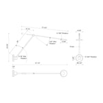 ROTAIRE luminaire mural noir WS90101-BK | Luminaire Plus.ca