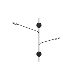 ROTAIRE luminaire mural noir WS90102-BK | Luminaire Plus.ca