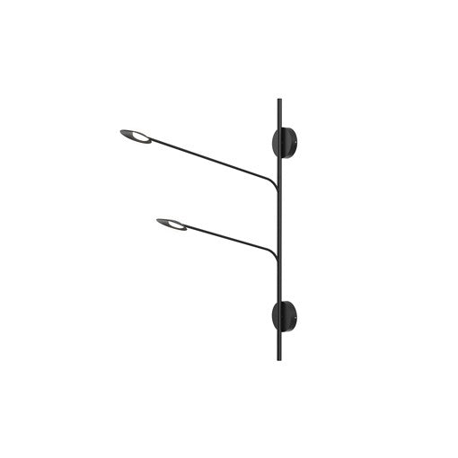 ROTAIRE luminaire mural noir WS90102-BK | Luminaire Plus.ca