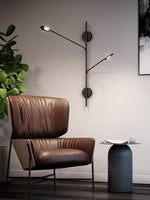 ROTAIRE luminaire mural noir WS90102-BK | Luminaire Plus.ca