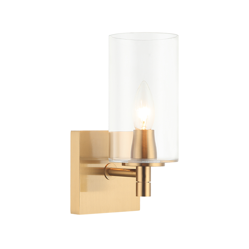 CANDELA luminaire mural doré S04901AGCL | Luminaire Plus.ca 