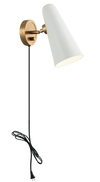 BLINK luminaire mural blanc et doré S05211WH