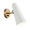 BLINK luminaire mural blanc et doré S05211WH