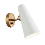 BLINK luminaire mural blanc et doré S05211WH