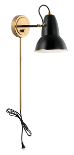 BUZZ luminaire mural noir et doré S08411AGBK