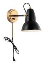 BUZZ luminaire mural noir et doré S08411AGBK