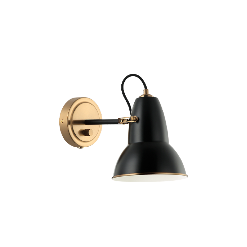 BUZZ luminaire mural noir et doré S08411AGBK
