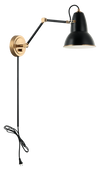 BUZZ luminaire mural noir et doré S08421AGBK