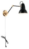 BUZZ luminaire mural noir et doré S08421AGBK