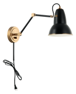 BUZZ luminaire mural noir et doré S08421AGBK