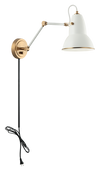 BUZZ luminaire mural blanc et doré S08421AGWH