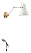 BUZZ luminaire mural blanc et doré S08421AGWH