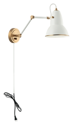 BUZZ luminaire mural blanc et doré S08421AGWH