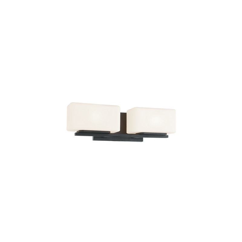 CHICLET luminaire mural noir et blanc S10802MB | Luminaire Plus.ca