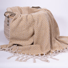 YOKI jeté dijon et naturel SA9876DI | Luminaire Plus.ca