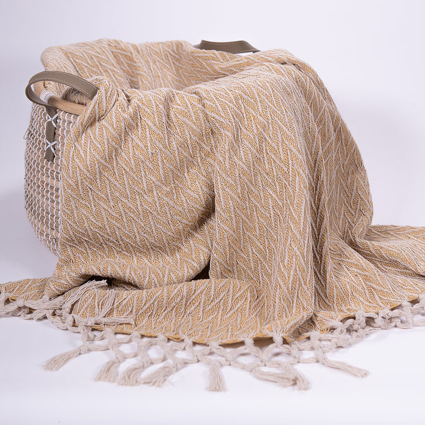 YOKI jeté dijon et naturel SA9876DI | Luminaire Plus.ca