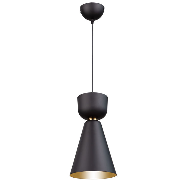 TEMPO luminaire suspendu noir et doré SC13290BK | Luminaire Plus.ca