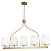 RHYTHM luminaire suspendu blanc et doré SC13336BG | Luminaire Plus.ca