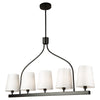 RHYTHM luminaire suspendu blanc et noir SC13336BK | Luminaire Plus.ca