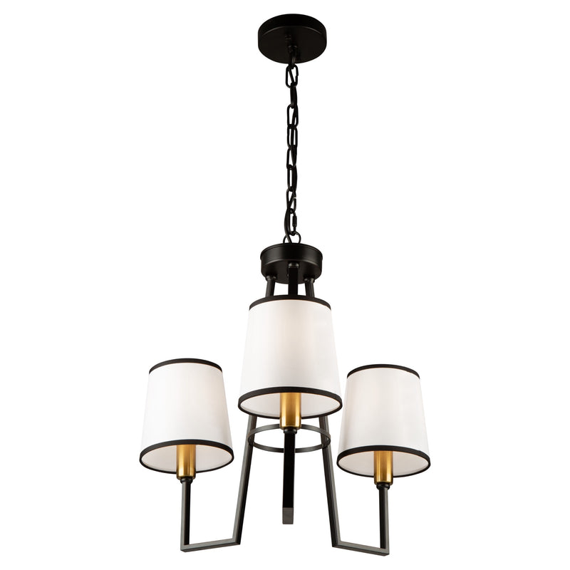 COCO luminaire suspendu noir et doré SC13343BK | Luminaire Plus.ca 
