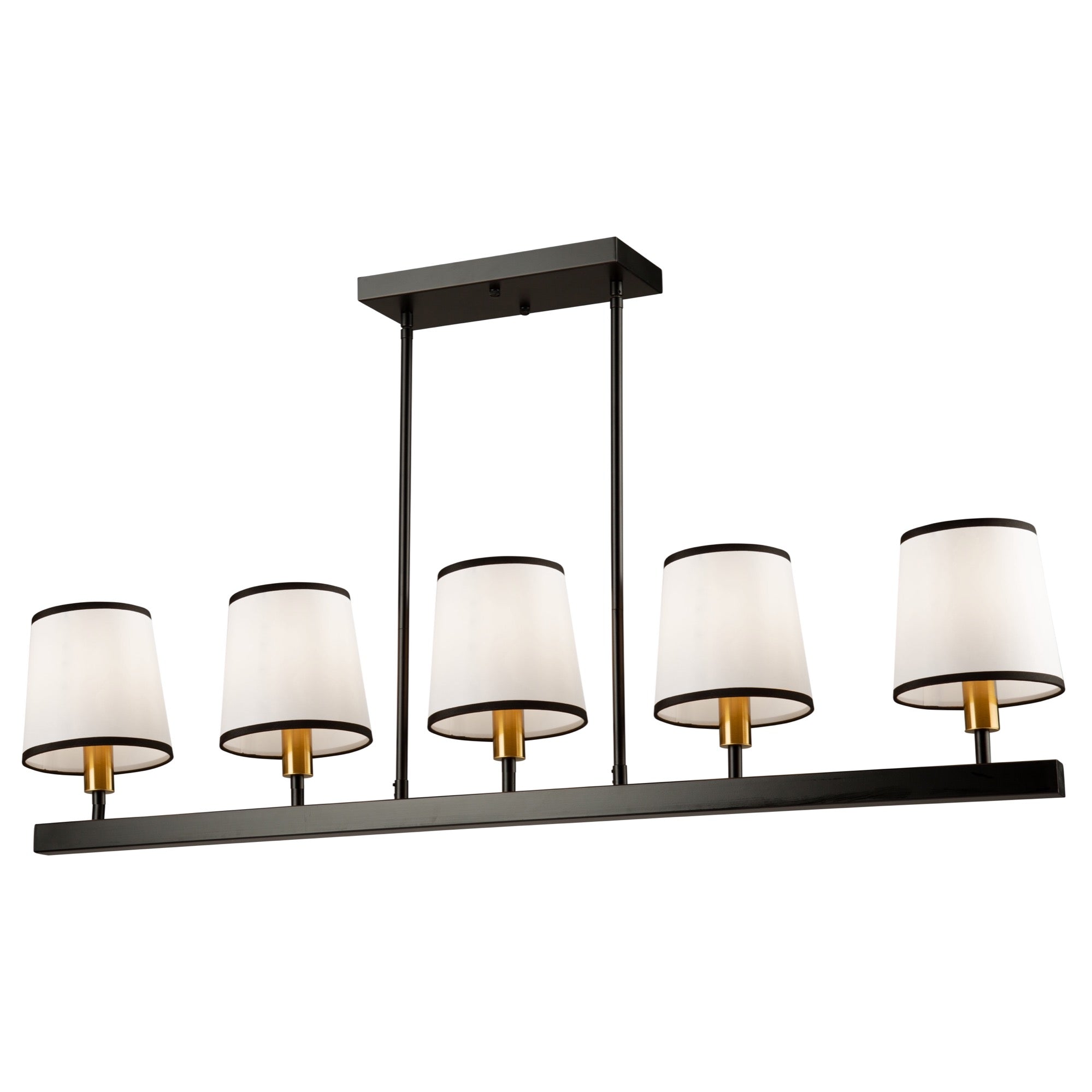 COCO luminaire suspendu noir ,blanc et doré SC13346BK | Luminaire Plus.ca