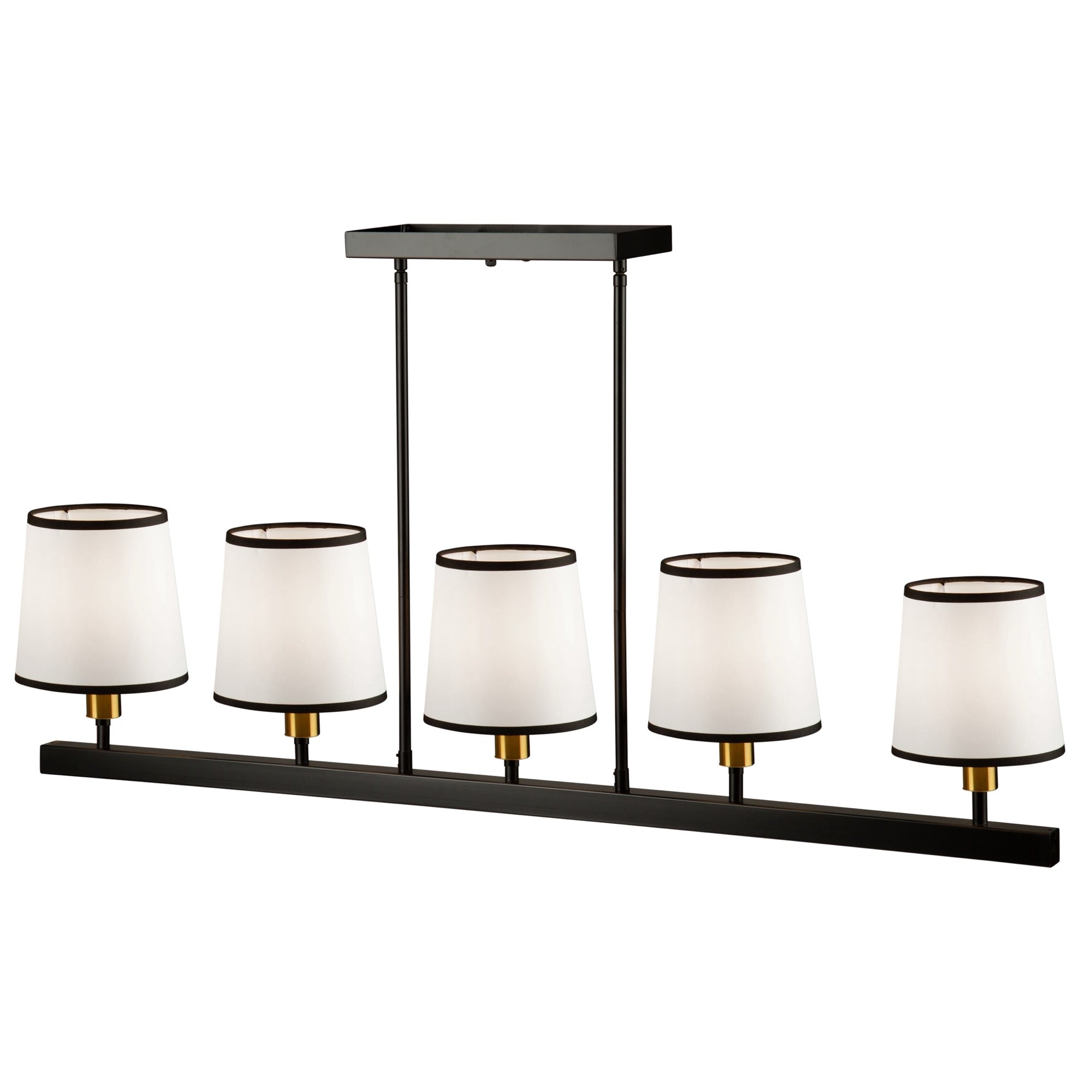 COCO luminaire suspendu noir ,blanc et doré SC13346BK | Luminaire Plus.ca