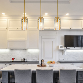 ALVERTON luminaire suspendu  verre clair 3036MP | Luminaire Plus.ca 