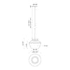 TRINITY luminaire noir et verre fumé PD62013-BK/SM | Luminaire Plus.ca