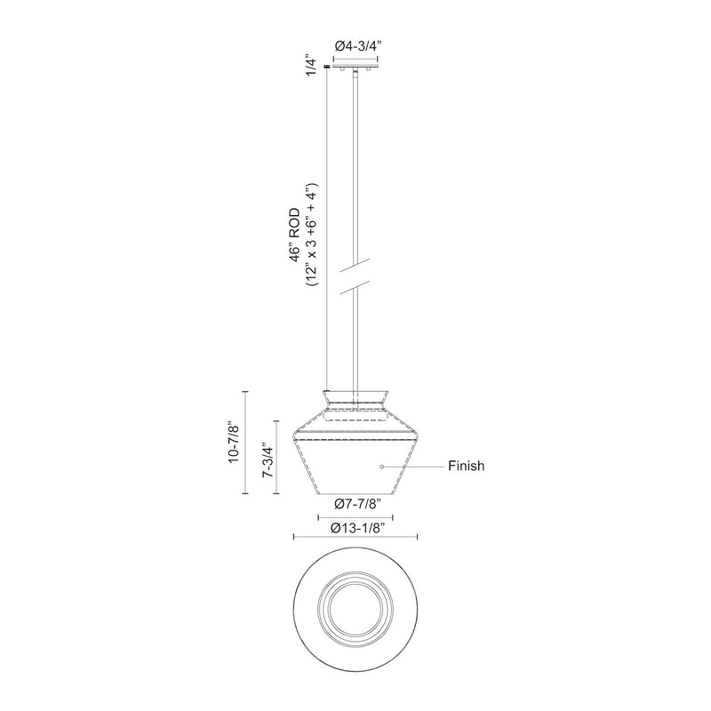 TRINITY luminaire noir et verre fumé PD62013-BK/SM | Luminaire Plus.ca