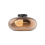 TRINITY luminaire plafonnier noir et cuivré SF62014-BK/CP