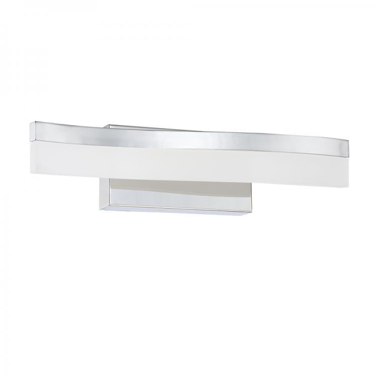 Kendal Cerv luminaire mural 18" chrome et acrylique blanc VF7718-CH