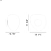 MELOTTE luminaire plafonnier ou mural noir WX63611BKOP | Luminaire Plus.ca