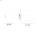 MELOTTE luminaire plafonnier ou mural noir WX63611BKOP | Luminaire Plus.ca