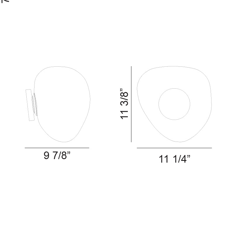 MELOTTE luminaire plafonnier ou mural doré WX63611AGOP | Luminaire Plus.ca