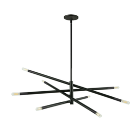WAND luminaire suspendu noir WAN-548P-MB | Luminaire Plus.ca