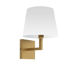 WHITNEY luminaire mural blanc et doré WHN-91W-AGB-WH | Luminaire Plus.ca