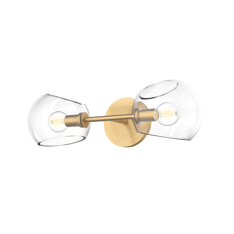 WILLOW luminaire mural doré WV548217BGCL | Luminaire Plus.ca