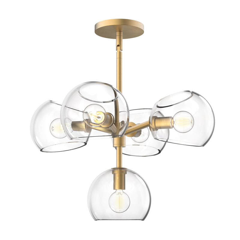 WILLOW luminaire suspendu doré CH548518BGCL | Luminaire Plus.ca