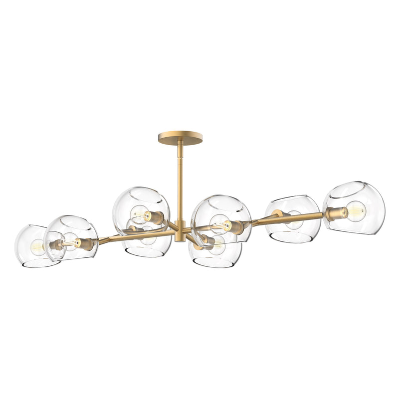 WILLOW luminaire suspendu doré LP548848BGCL | Luminaire Plus.ca